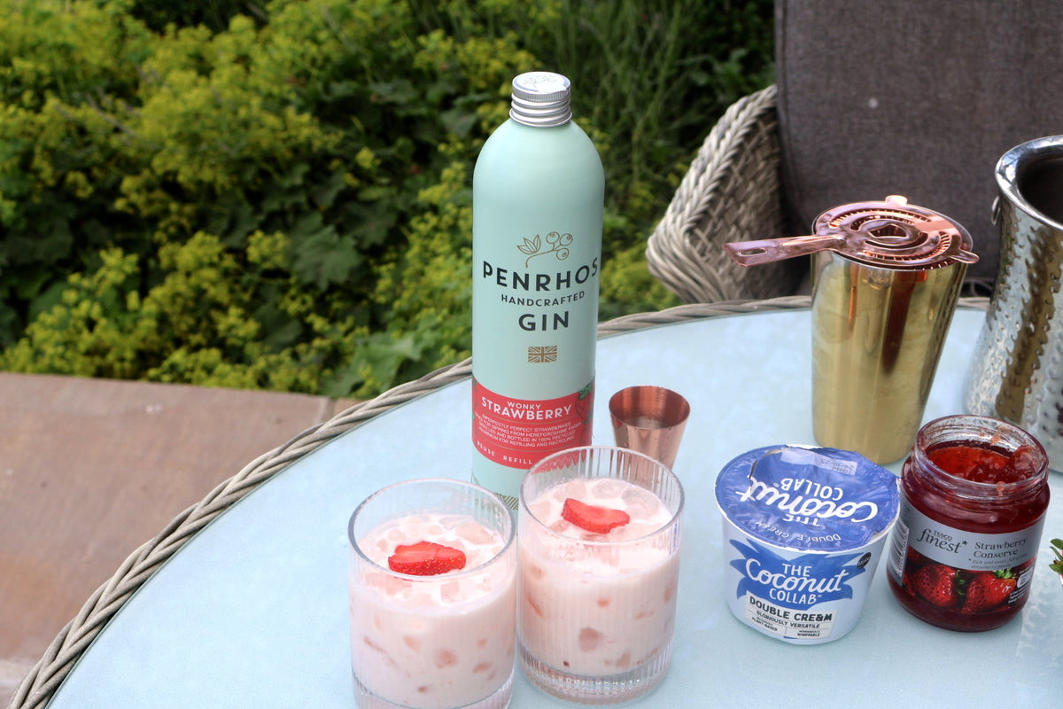 Strawberries and Cream Cocktail