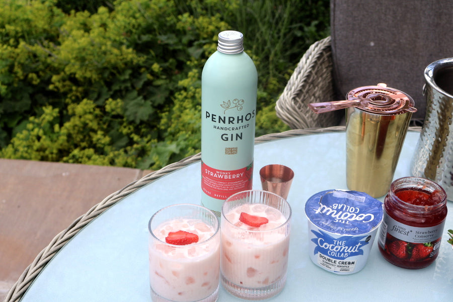 Strawberries and Cream Cocktail