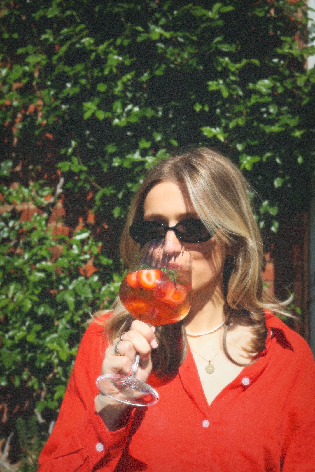 Strawberry Hugo Spritz